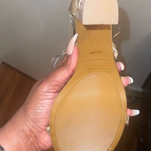 Clear Chunky Heels - Picture 3 of 6